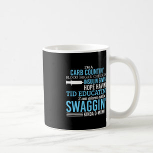 Type 1 Diabetes Mum Fun T1D Diabetic Awareness Wom Coffee Mug