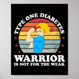 Type 1 Diabetes Mum Mother T1d Diabetic Awareness  Poster