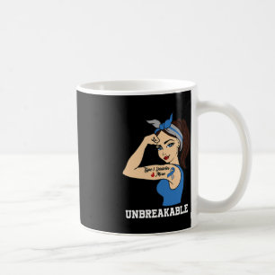 Type 1 diabetes mum unbreakable Warrior Awareness Coffee Mug
