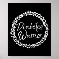 Type 1 Diabetes Quote Cute Flower Design Diabetes