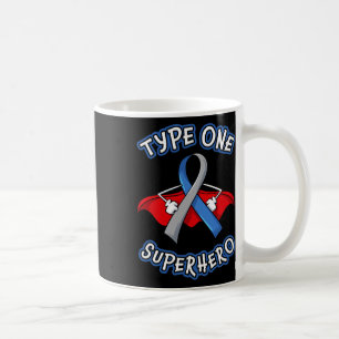 Type 1 Diabetes Superhero Awareness Gift Diabetic  Coffee Mug