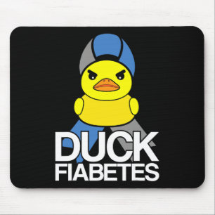 Type 1 Diabetes T1d Duck Fiabetes For Diabetes Awa Mouse Pad