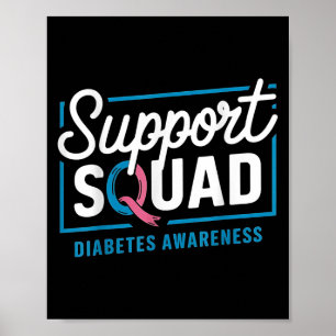 Type 1 Diabetes Warrior Support Squad – Diabetes A Poster
