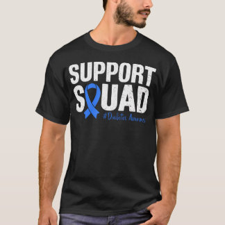 Type 1 Diabetes Warrior Support Squad Diabetes Awa T-Shirt