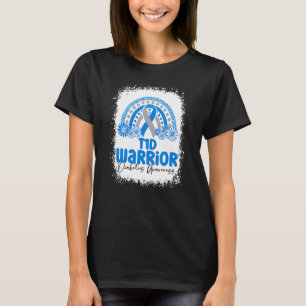 Type 1 Diabetes Warrior T1D Awareness Month Rainbo T-Shirt