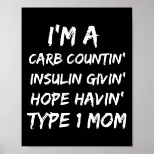 Type 1 Mum Diabetes Awareness Month Poster