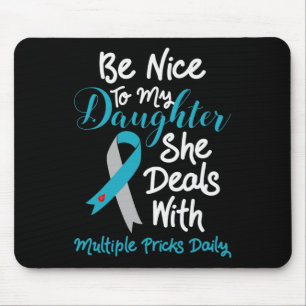 Type 1 Mum T1d Dad Diabetes Awareness Month Multip Mouse Pad