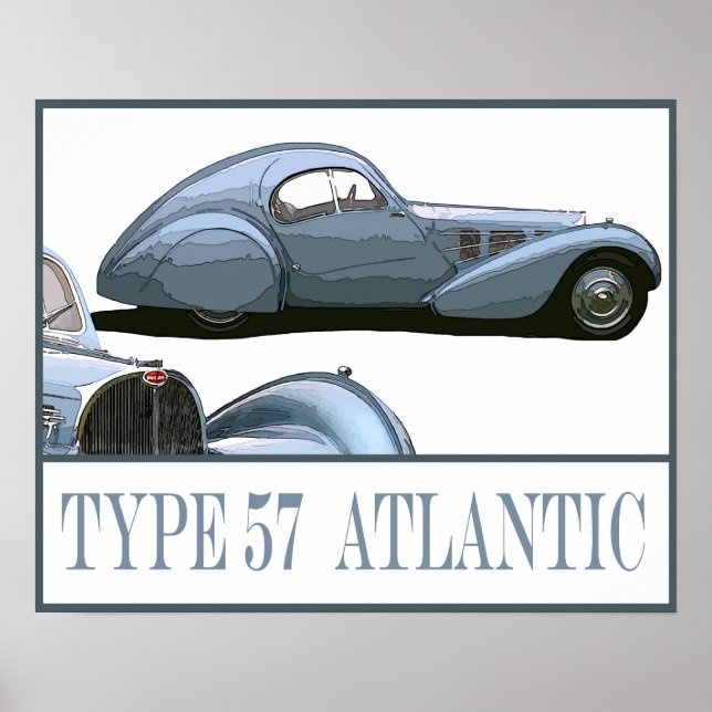 Type 57 Atlantic Poster (Front)