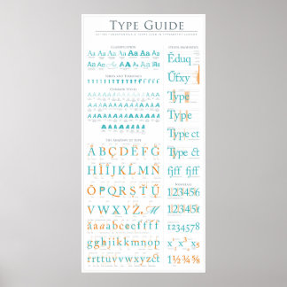 Type Anatomy Guide Poster