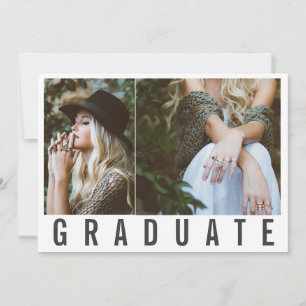 TYPE- GRADUATE CARD(CLIPPED PHOTOS) ANNOUNCEMENT