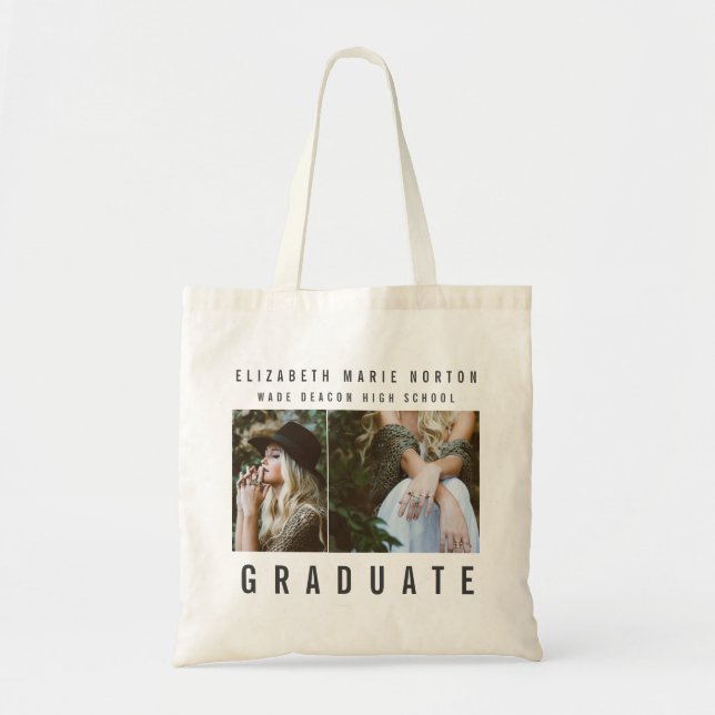 Type graduation tote bag (Front)