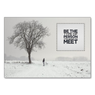 Type of Person Table Number