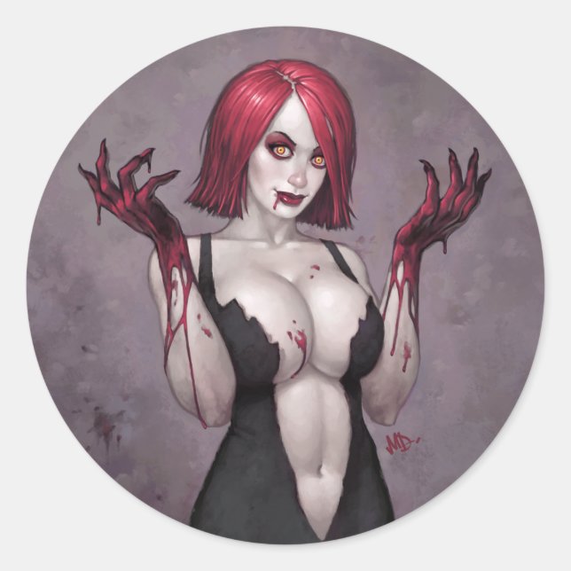 Type OH! Classic Round Sticker (Front)