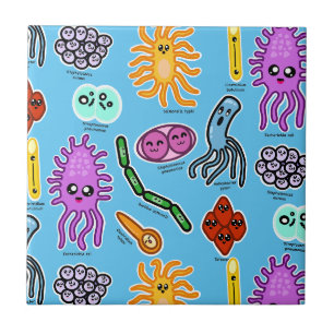 Types Of Bacteria Ceramic Tile