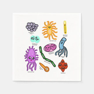 Types Of Bacteria Napkin