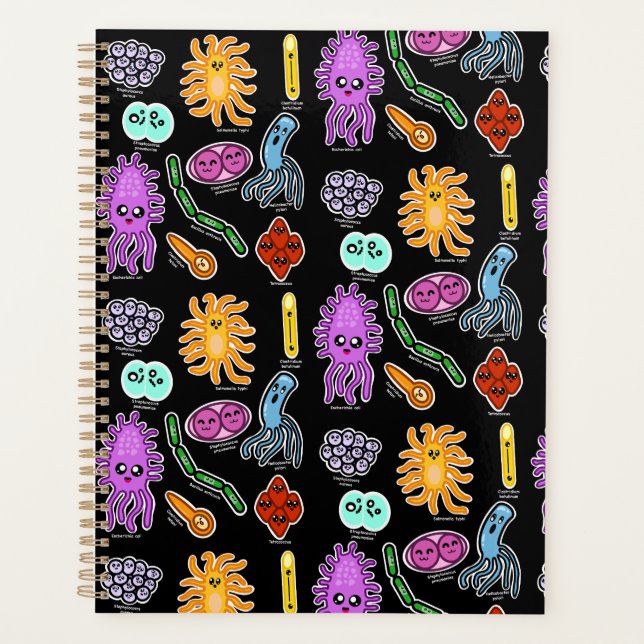 Types Of Bacteria Planner (Front)