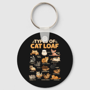 Types of Cat Loaf Cute for Kids Boys Girls Teen Key Ring