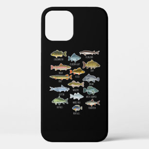 Types Of Freshwater Fish Species Fishing iPhone 12 Case