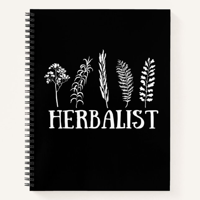 Types of herbals herbalist notebook (Front)