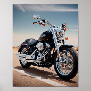 Types of ordinary motorcycles and bicycles poster
