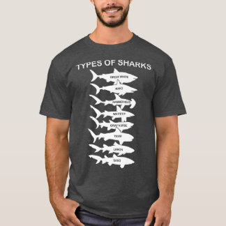 Types Of Sharks T-Shirt