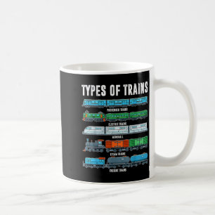 Types Of Trains Shirt Toddler Boy Locomotive Railr Coffee Mug