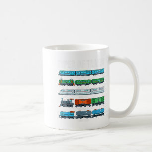 Types Of Trains Shirt Toddler Boy Locomotive Railr Coffee Mug