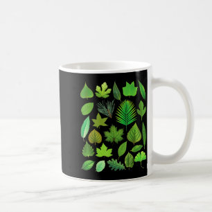 Types Of Tree Leaves Biology Nature Educational Coffee Mug