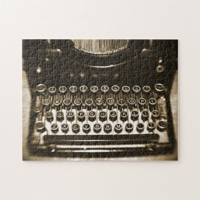 Typewriter Jigsaw Puzzle (Horizontal)