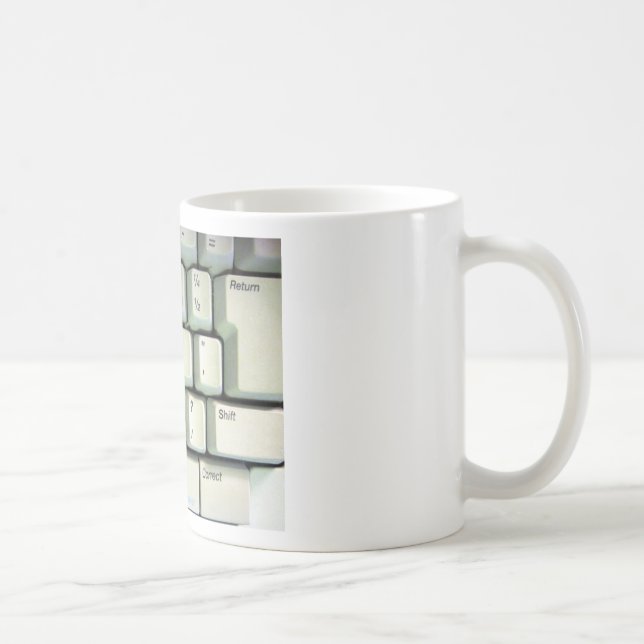 Typewriter Keyboard Coffee Mug (Right)