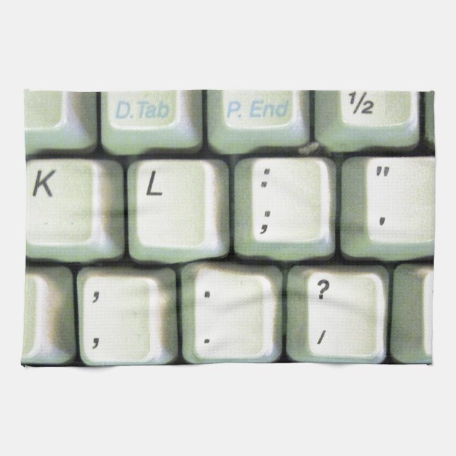Typewriter Keyboard Tea Towel (Horizontal)