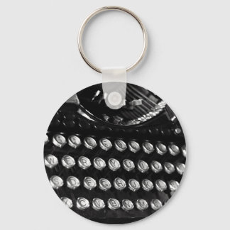 Typewriter keys keychain