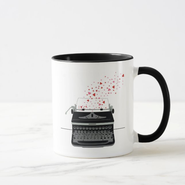 Typewriter Love - Mug (Right)