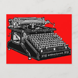 Typewriter Postcard