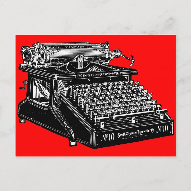 Typewriter Postcard (Front)