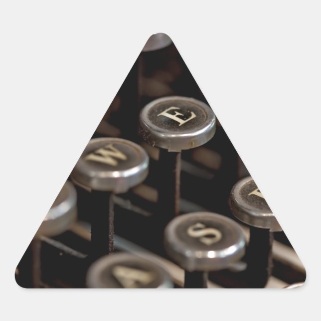 Typewriter Triangle Sticker (Front)