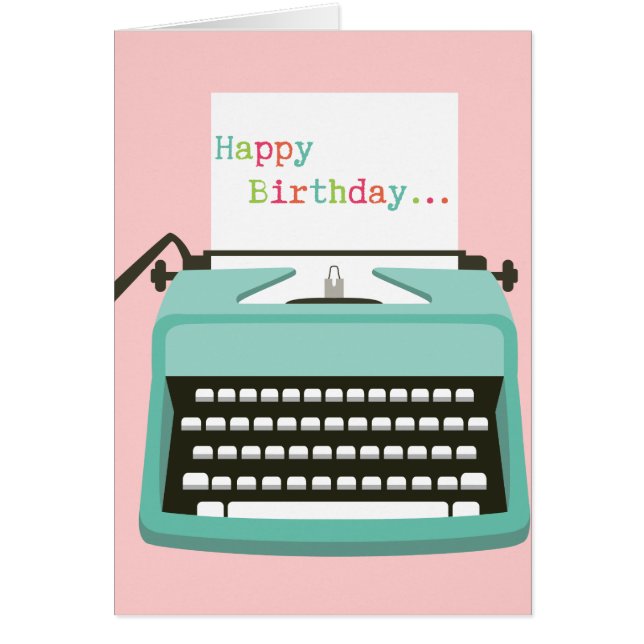 Typewriter with Note (Front)