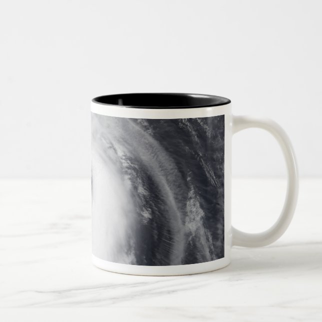 Typhoon Chaba in the western Pacific Ocean Two-Tone Coffee Mug (Right)