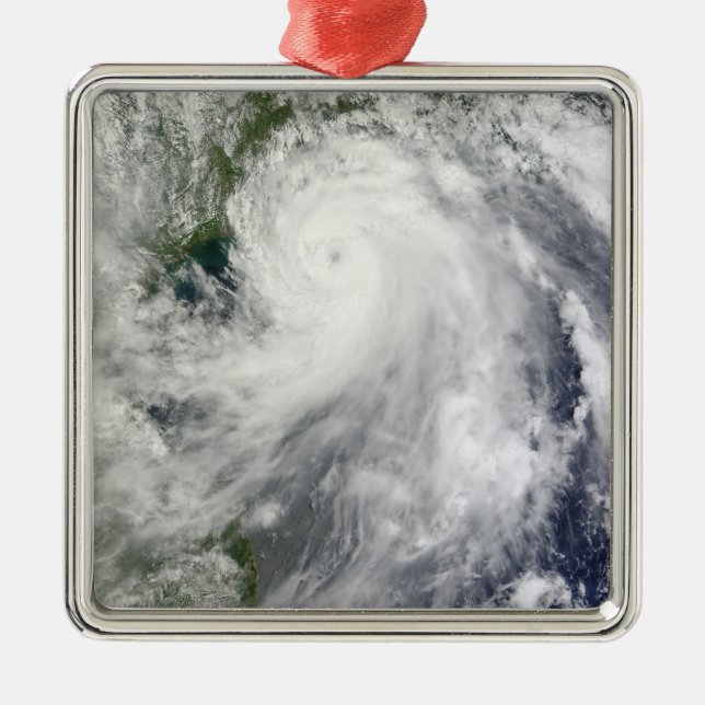 Typhoon Chanthu Metal Tree Decoration (Front)