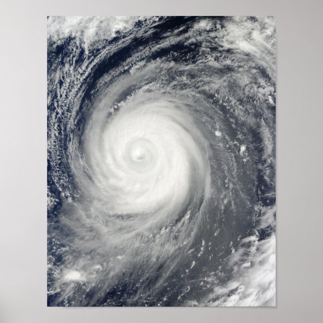 Typhoon Choi-wan south of Japan, Pacific Ocean Poster (Front)