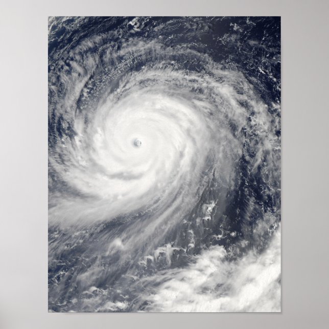 Typhoon Choi-wan west of the Mariana Islands Poster (Front)
