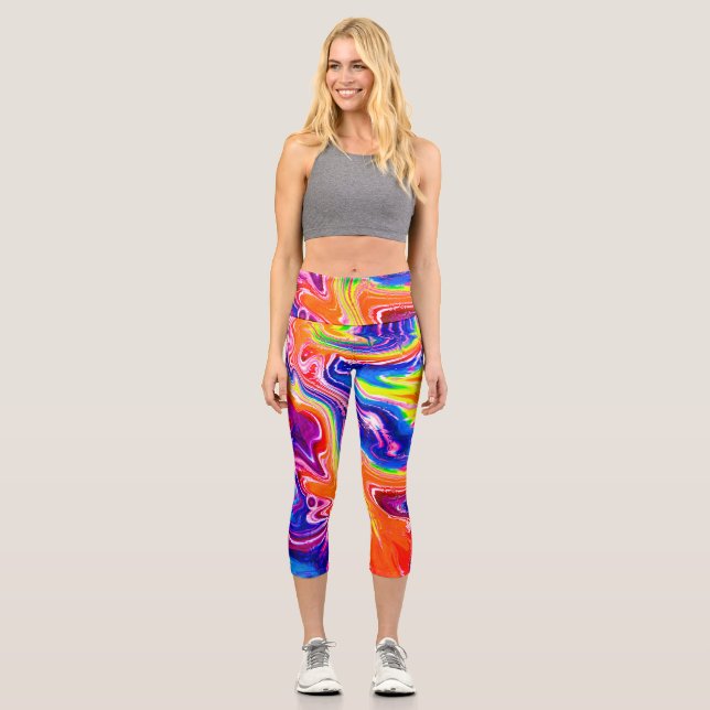 TYPHOON COLORMIX CAPRI LEGGINGS (Front)