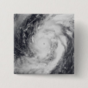 Typhoon Damrey in the western Pacific Ocean 15 Cm Square Badge