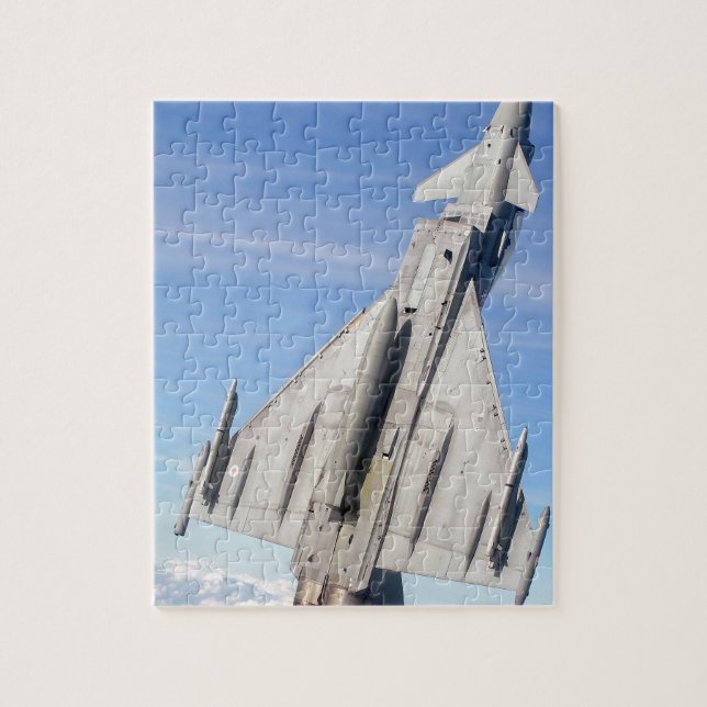 Typhoon Fighter Jet Jigsaw Puzzle (Vertical)