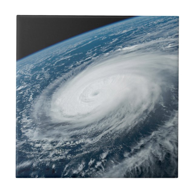 Typhoon Hinnamnor. Ceramic Tile (Front)