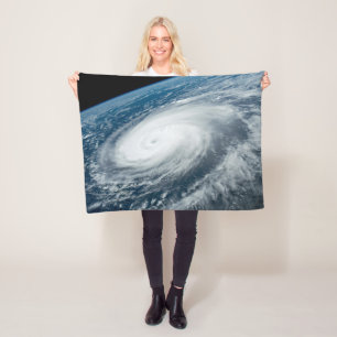 Typhoon Hinnamnor. Fleece Blanket