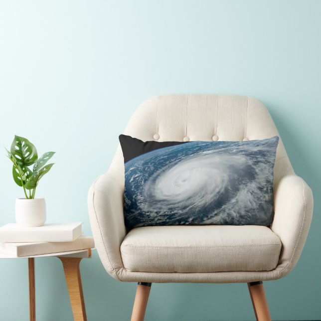 Typhoon Hinnamnor. Lumbar Cushion (Chair)