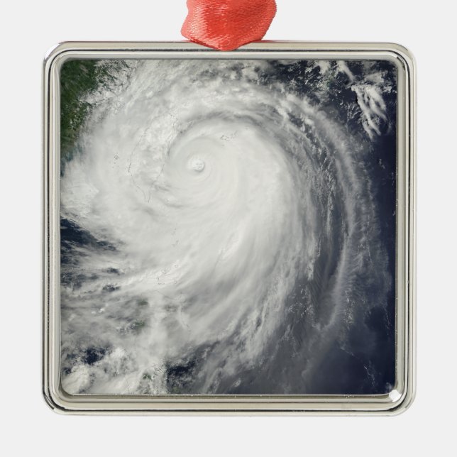 Typhoon Jangmi Metal Ornament (Front)