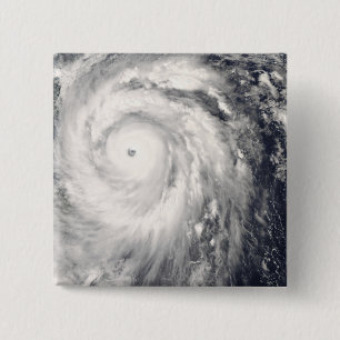 Typhoon Jangmi off Taiwan and the Philippines 15 Cm Square Badge