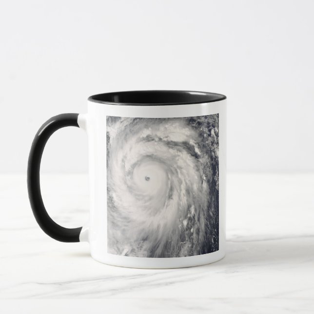 Typhoon Jangmi off Taiwan and the Philippines Mug (Left)